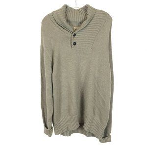 NWOT Size 2XL Bills Khakis Gray Cowl Neck Sweater
